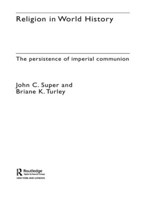 cover image of Religion in World History